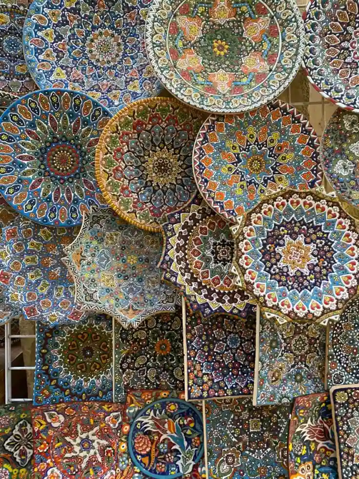 آموزش میناکاری روی سفال